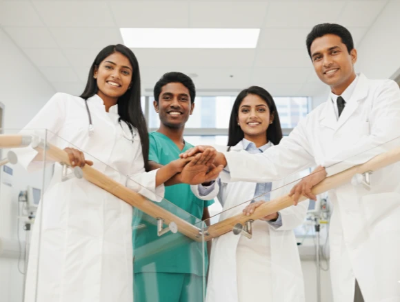 Collaborate with top healthcare professionals